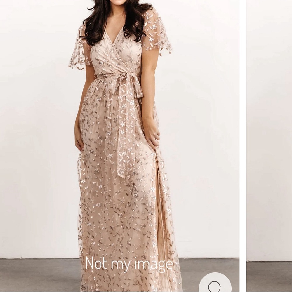 Baltic Born- Marseille Embossed Maxi Dress